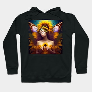 Sunflower Goddess Manifest Hoodie